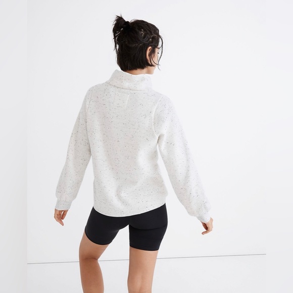 Madewell MWL Betterterry Relaxed Turtleneck Sweatshirt NWOT XXS - Picture 2 of 9